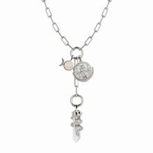 Witch Goddess Charm Lariat | Sterling Silver