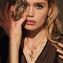 Third Eye Cross Necklace | 14K Yellow Gold Vermeil