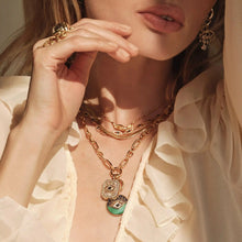 Third Eye Locket Necklace | 14K Yellow Gold Vermeil
