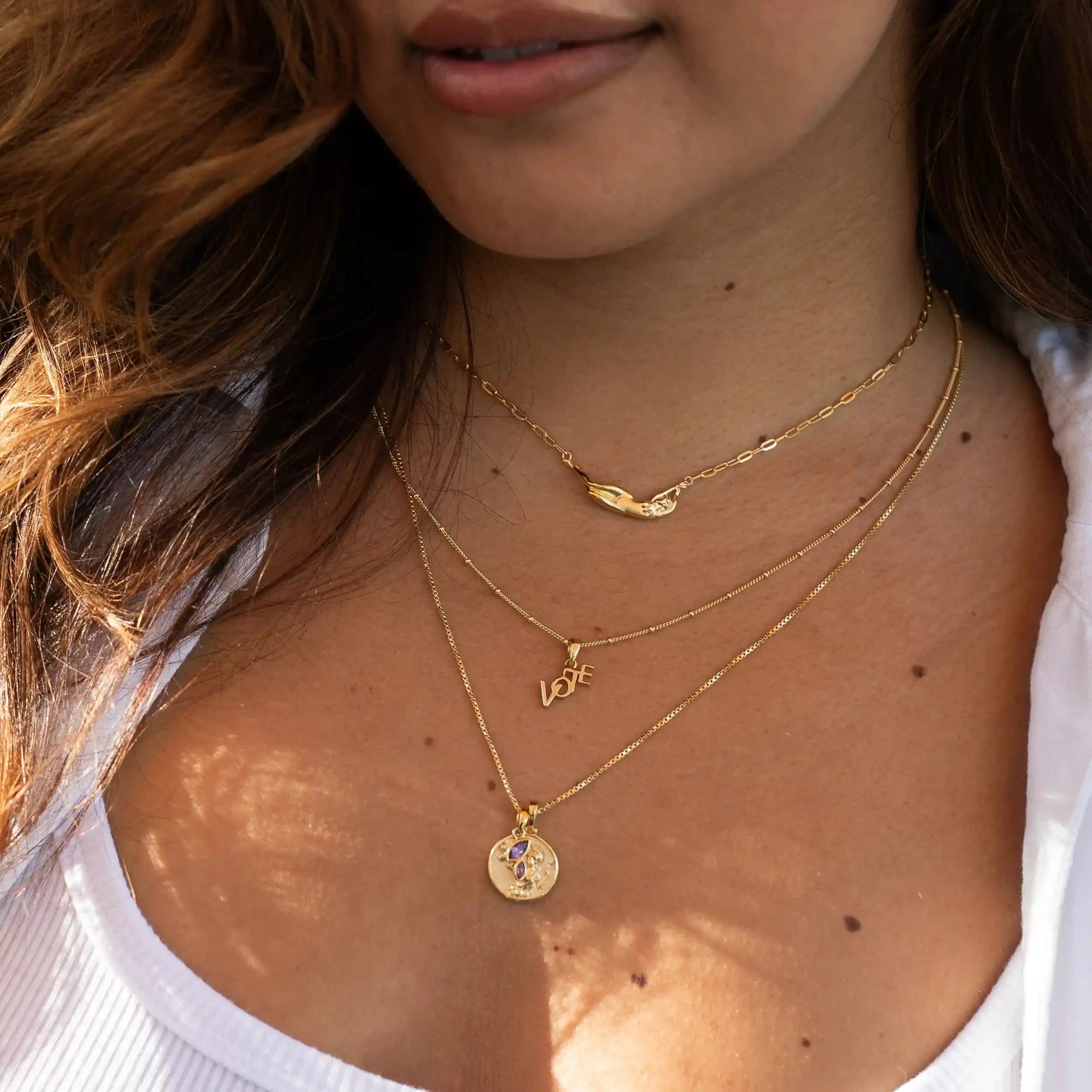 Vote Necklace | Sterling Silver