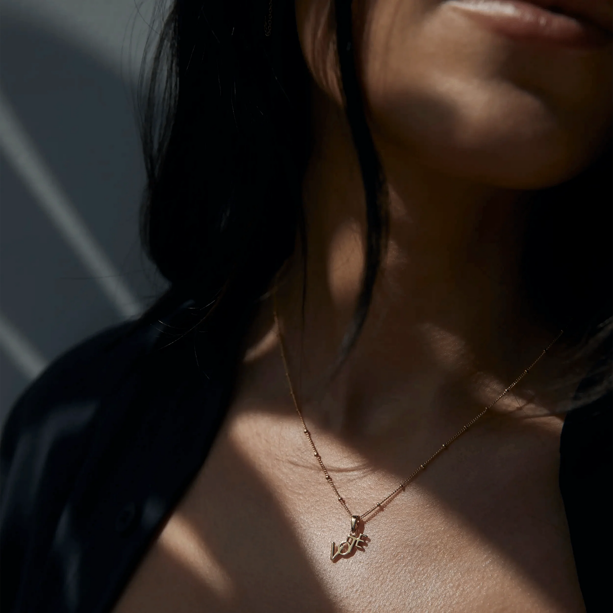 Vote Necklace | Sterling Silver
