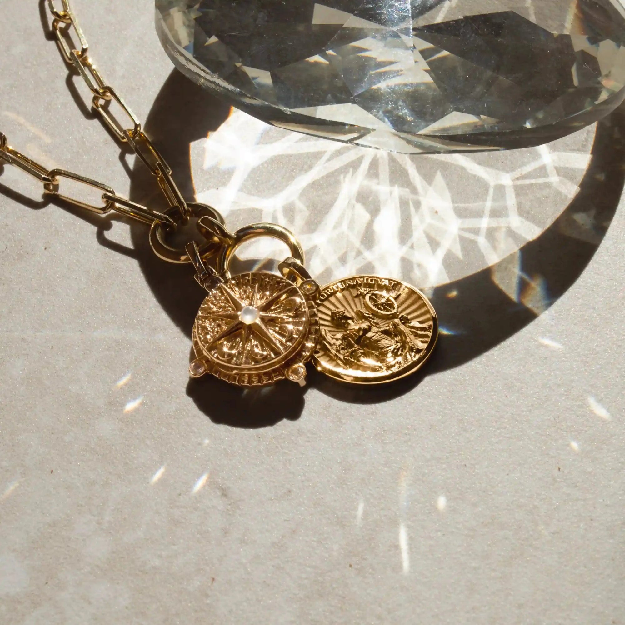 Inner Compass Necklace Set | Sterling Silver