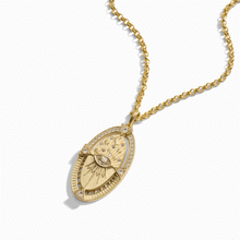 Dream Locket Charm Lariat | 14K Yellow Gold Vermeil