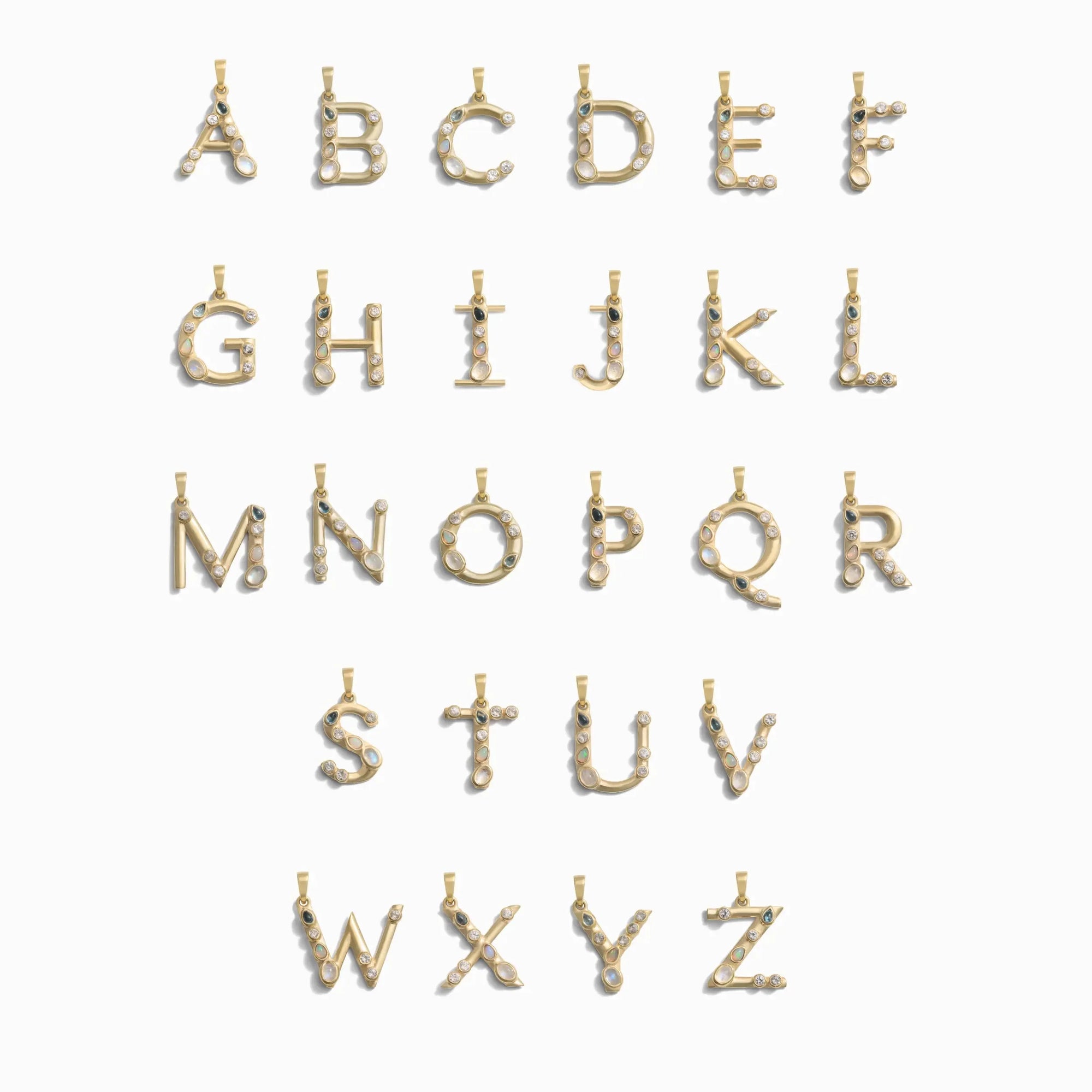 Initial Necklace Set | 14K Yellow Gold Vermeil