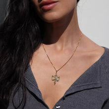 Inverted Torch Necklace | 14K Yellow Gold Vermeil