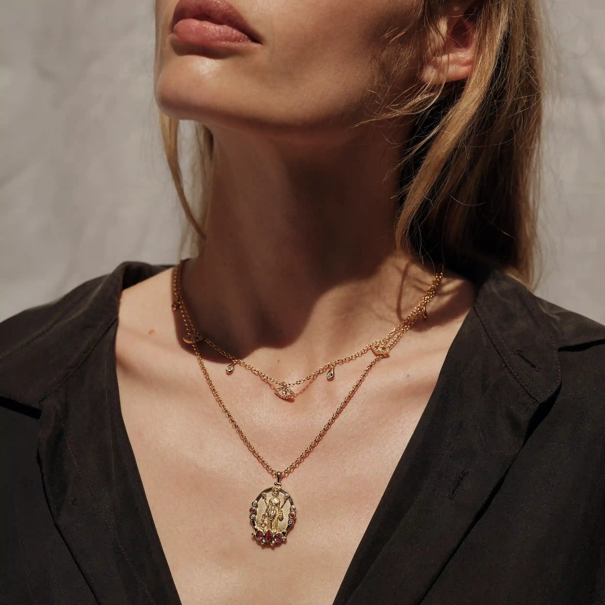 Lakshmi Necklace | 14K Yellow Gold Vermeil