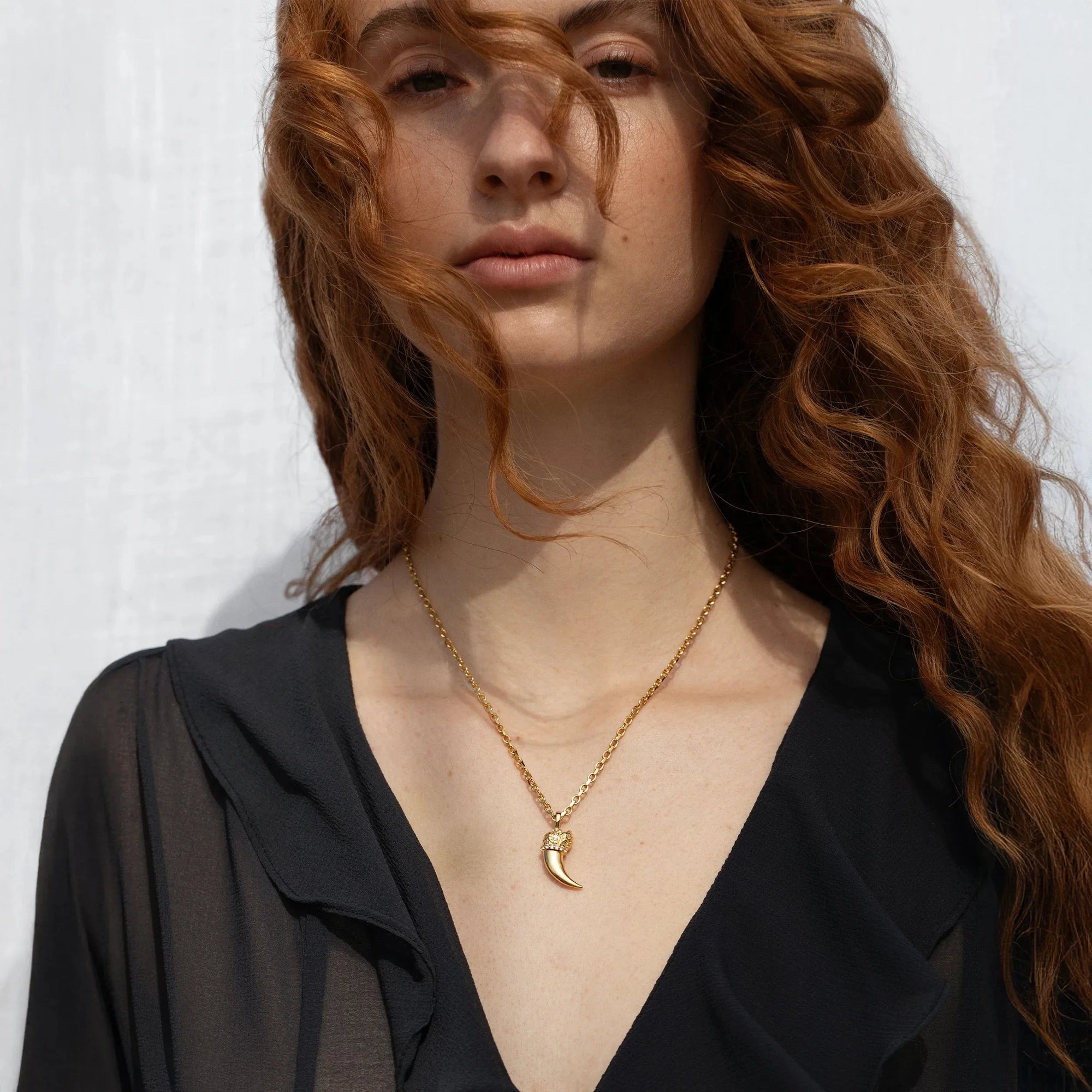 Shakira She-Wolf Claw Amulet | Sterling Silver