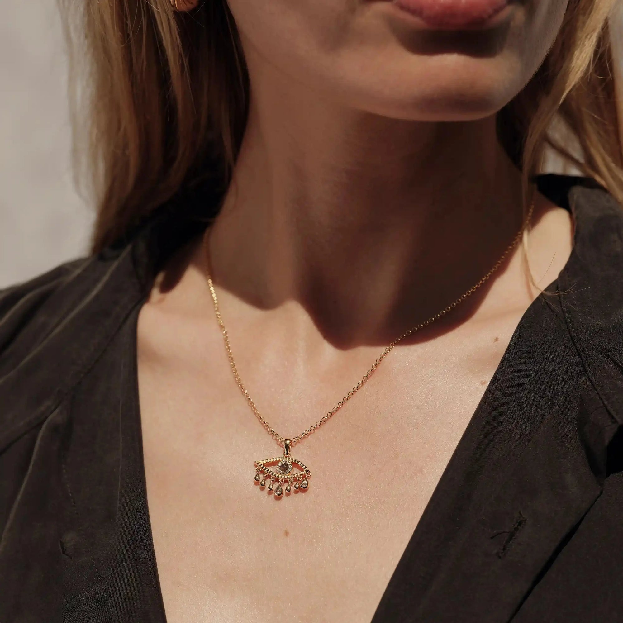 Third Eye Necklace | Sterling Silver