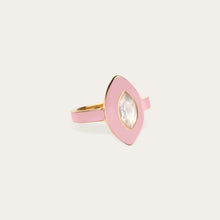 Blush Quartz Aura Ring | 14K Yellow Gold Vermeil