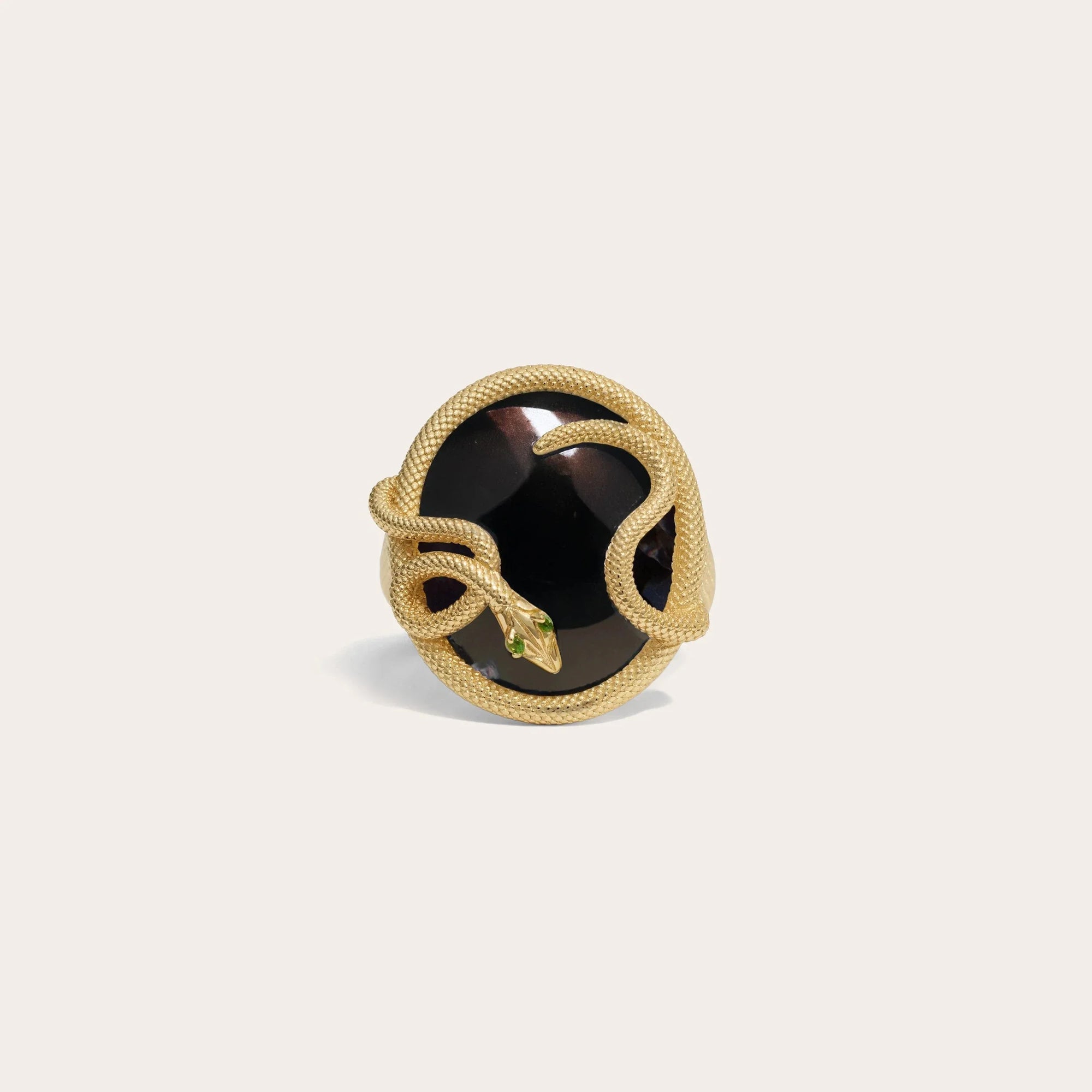 Snake Statement Ring | 14K Yellow Gold Vermeil