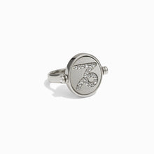Capricorn & Earth Flip Ring | Sterling Silver