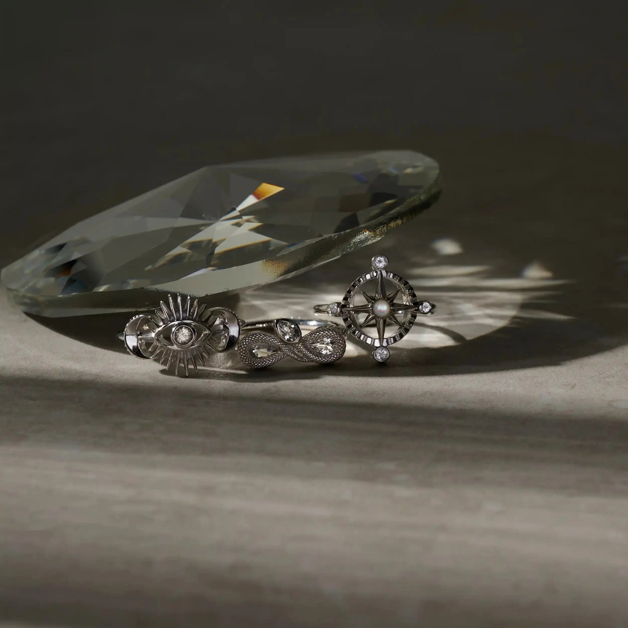 Celestial Evil Eye Ring | Sterling Silver