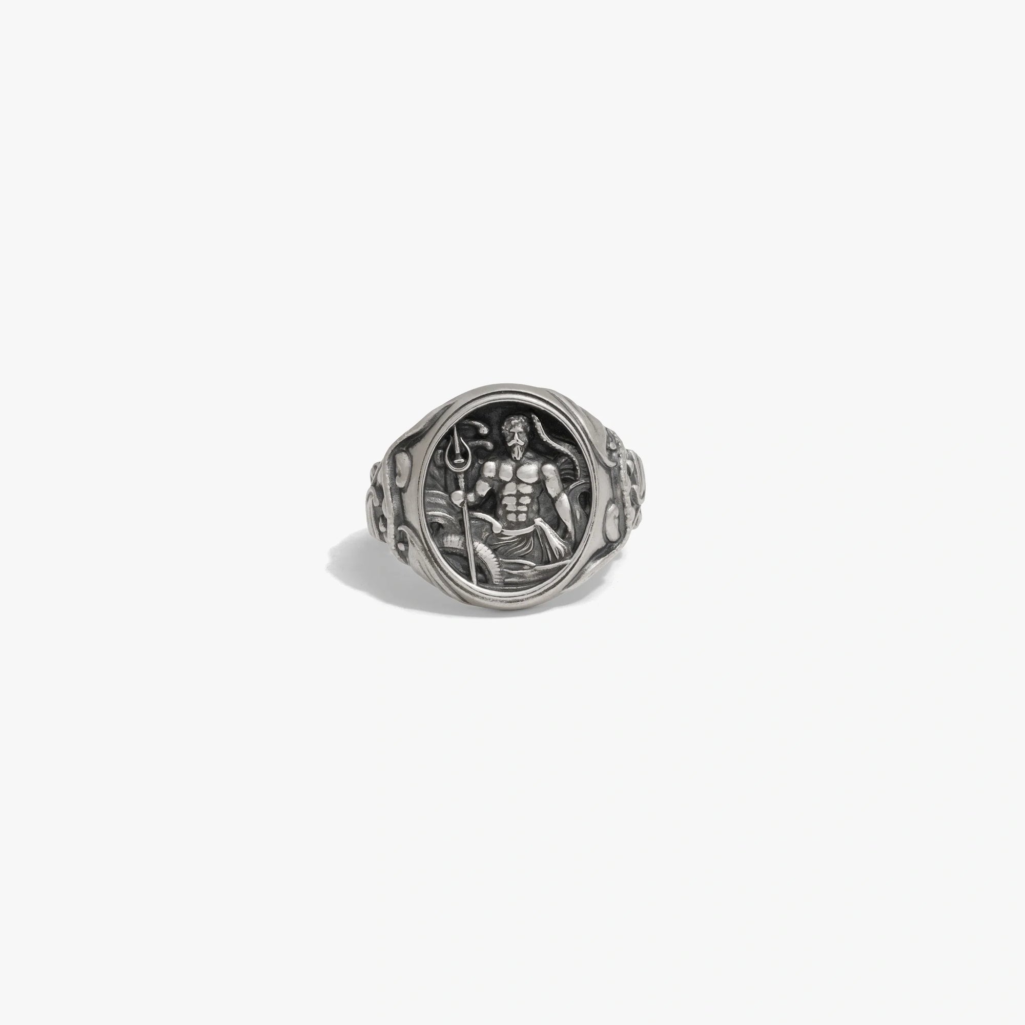 Awe Inspired Rings Gunmetal / 9 Poseidon Ring