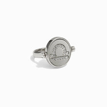 Libra & Air Flip Ring | Sterling Silver