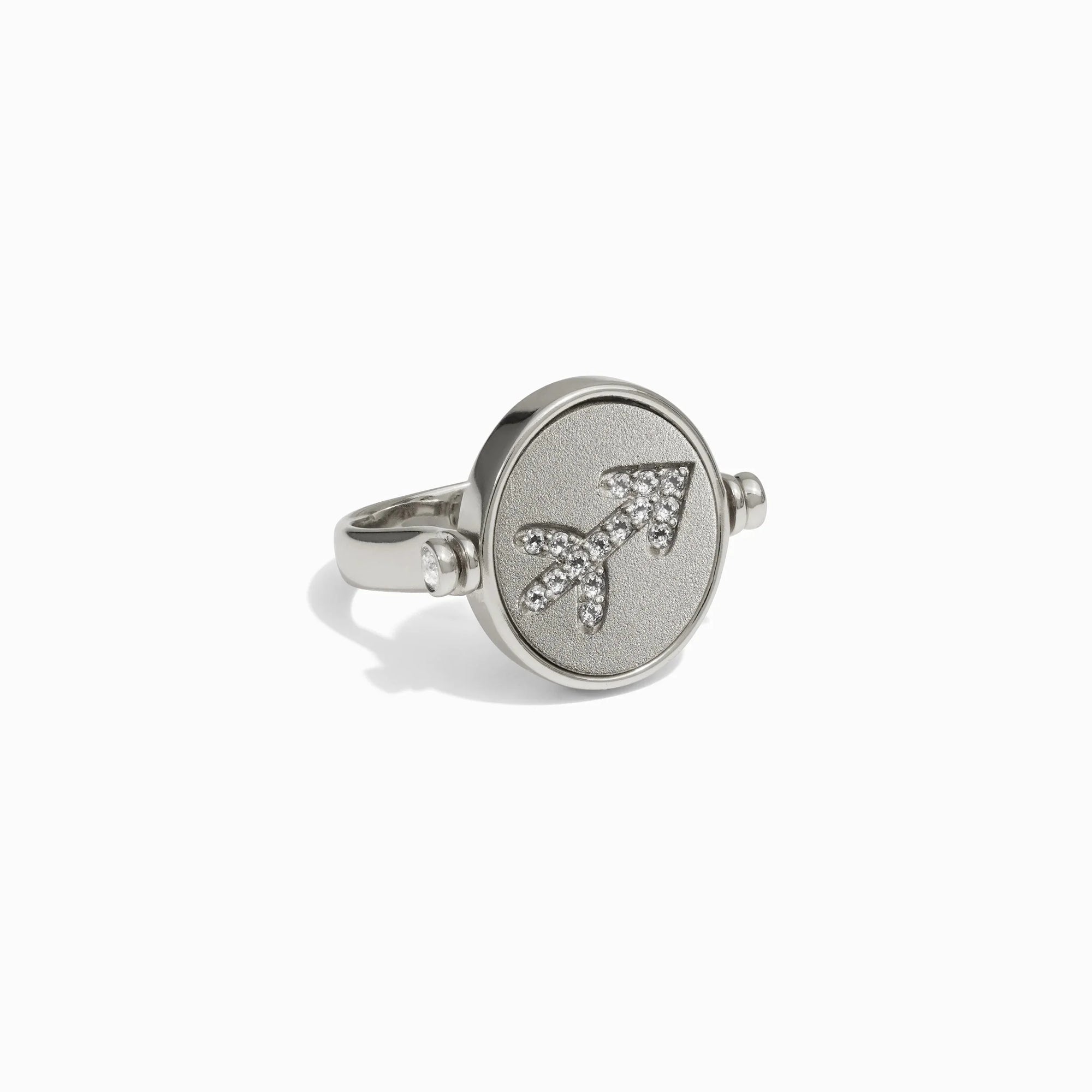 Sagittarius & Fire Flip Ring | Sterling Silver