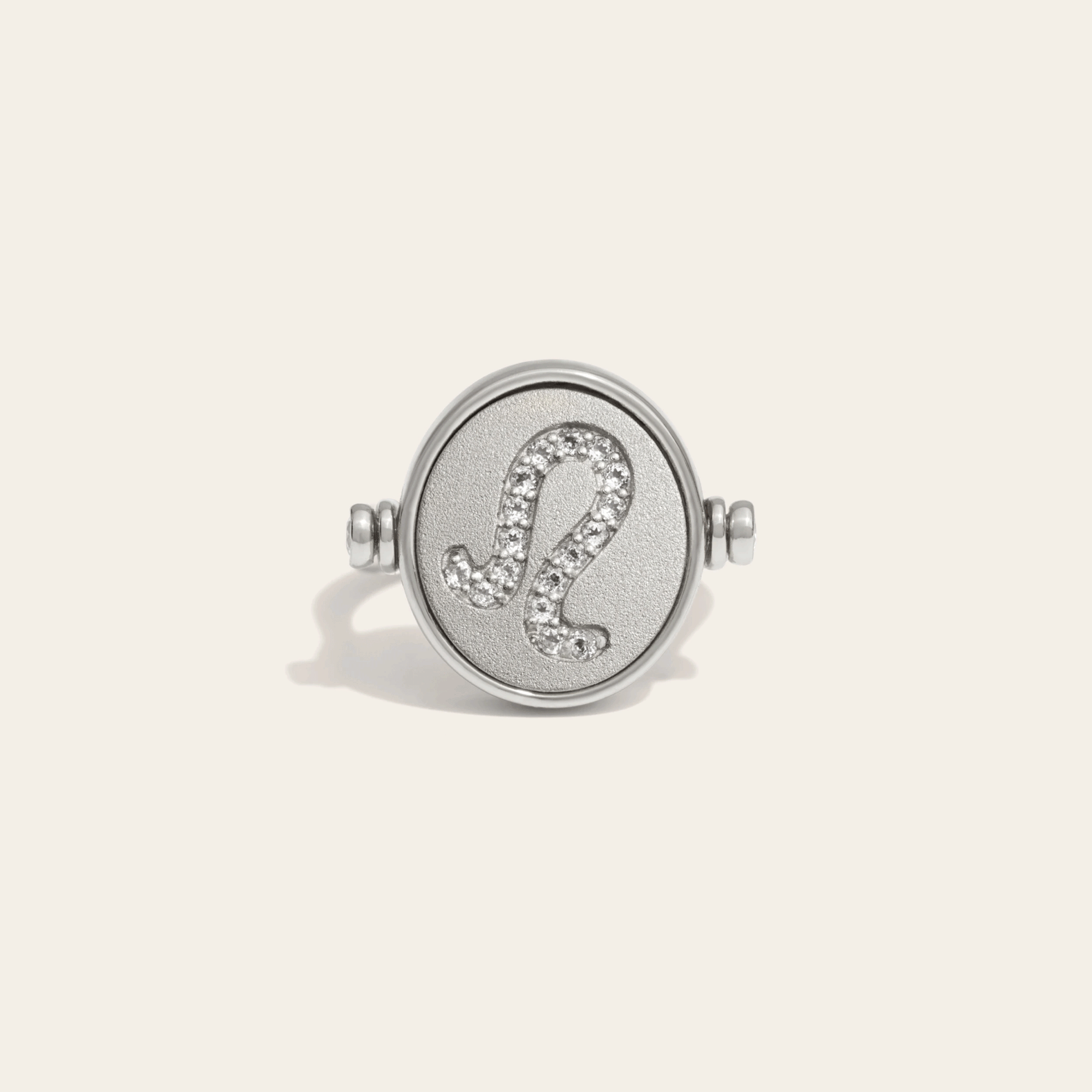 Leo & Fire Flip Ring | Sterling Silver