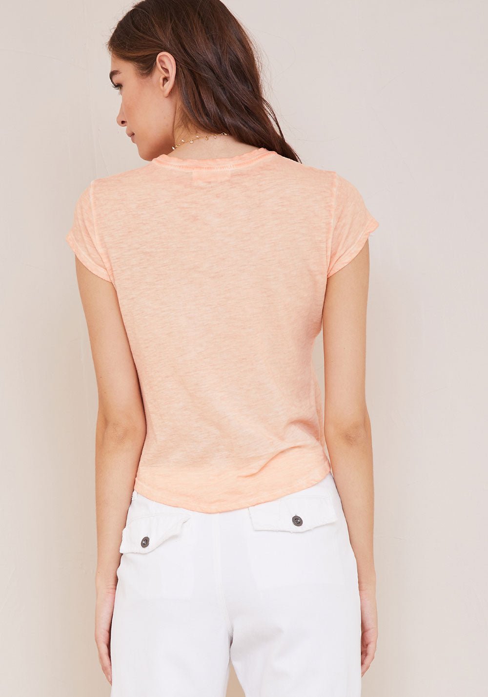 Baby Crew Tee | Soft Apricot