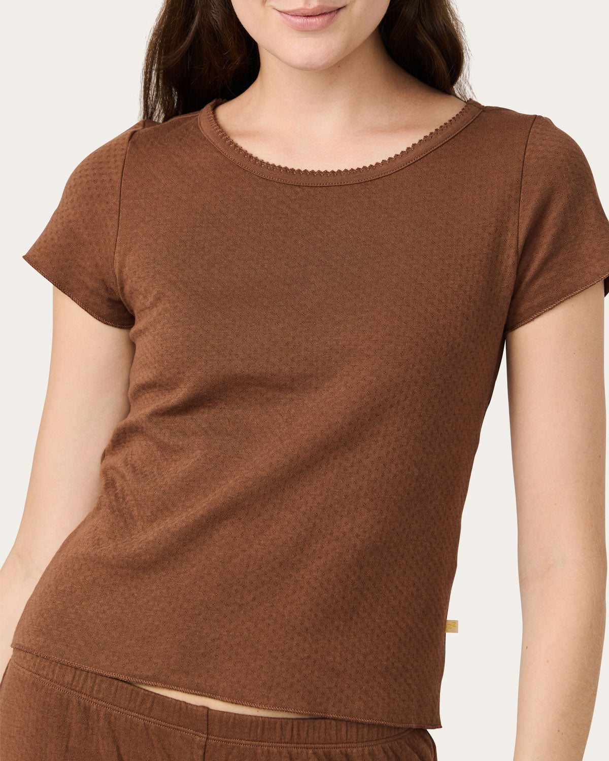 Womens | Baby Jean Tee | Hot Cocoa