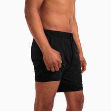 Lined Mesh Lounge Shorts | Black