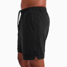 Lined Mesh Lounge Shorts | Black