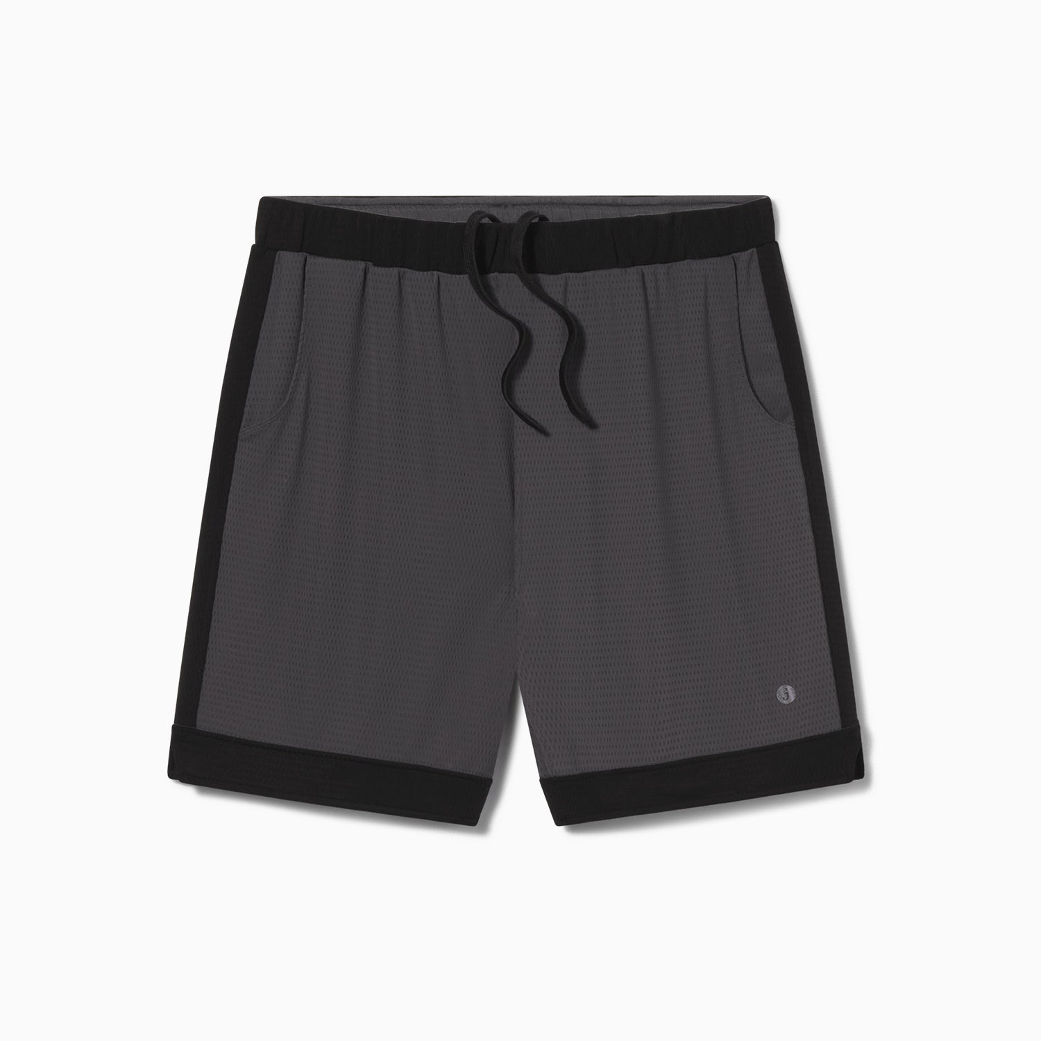Lined Mesh Lounge Shorts | Gray/Black