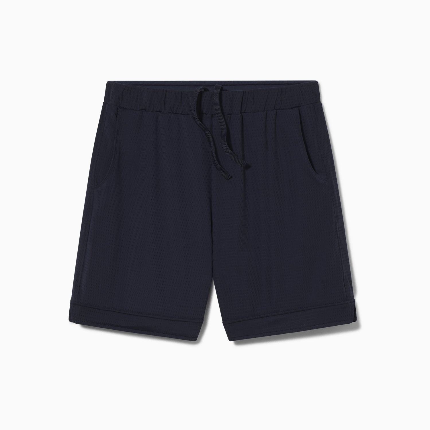 Breathable Mesh Lounge Shorts with Modal Lining | Navy