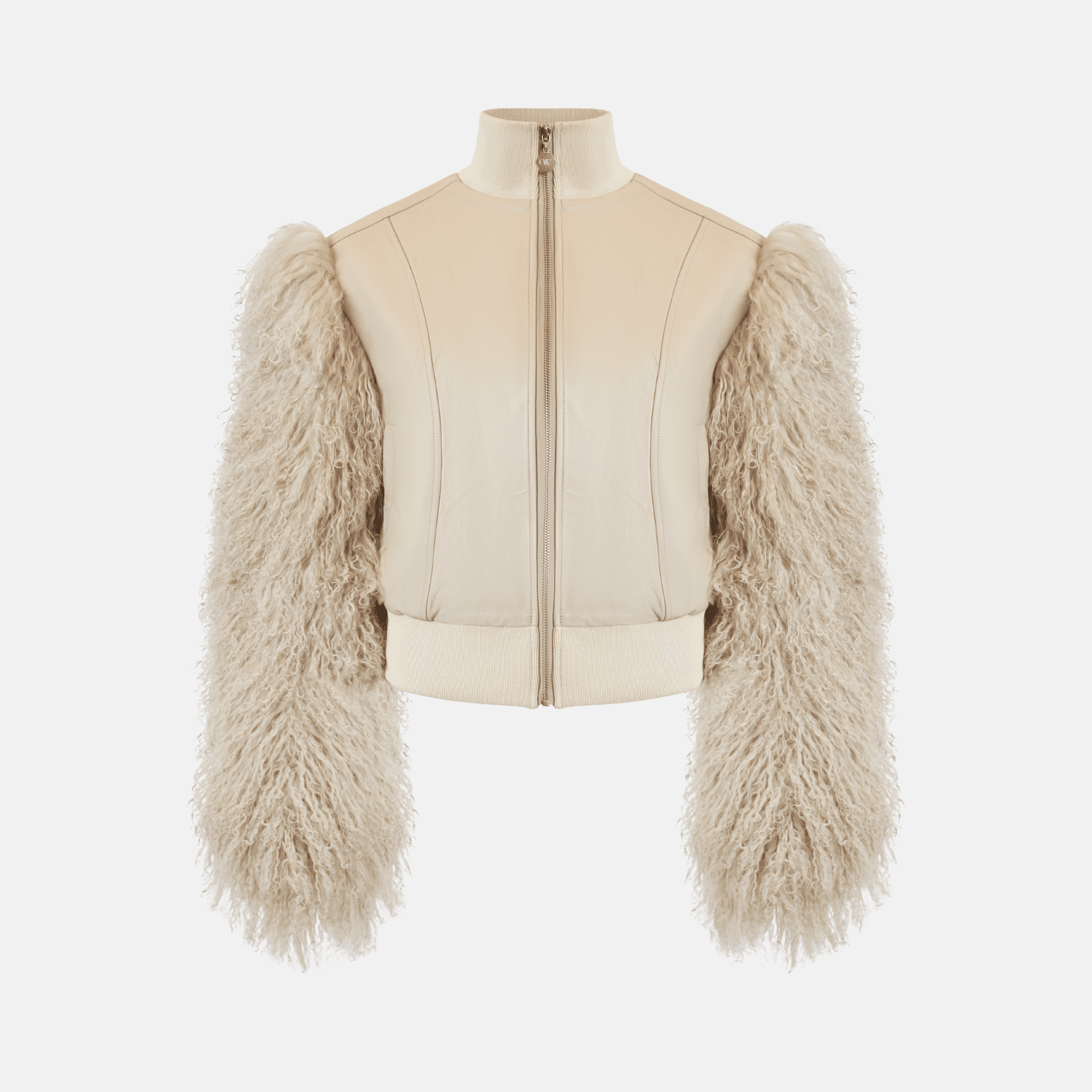 OW Collection BEX Fur Jacket Jacket 036 - Tan