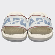 Women's | Big Logo TechLoom Slide | Ivory / Forged Blue / Beachwood