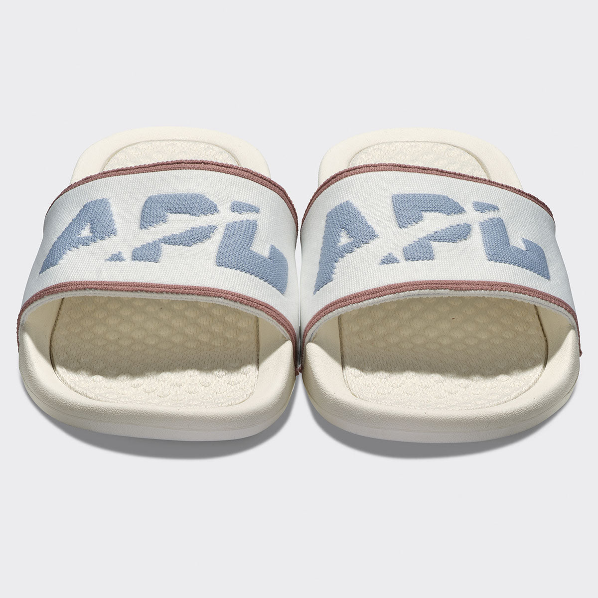 Women's | Big Logo TechLoom Slide | Ivory / Forged Blue / Beachwood
