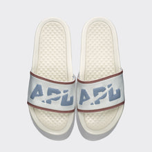 Women's | Big Logo TechLoom Slide | Ivory / Forged Blue / Beachwood