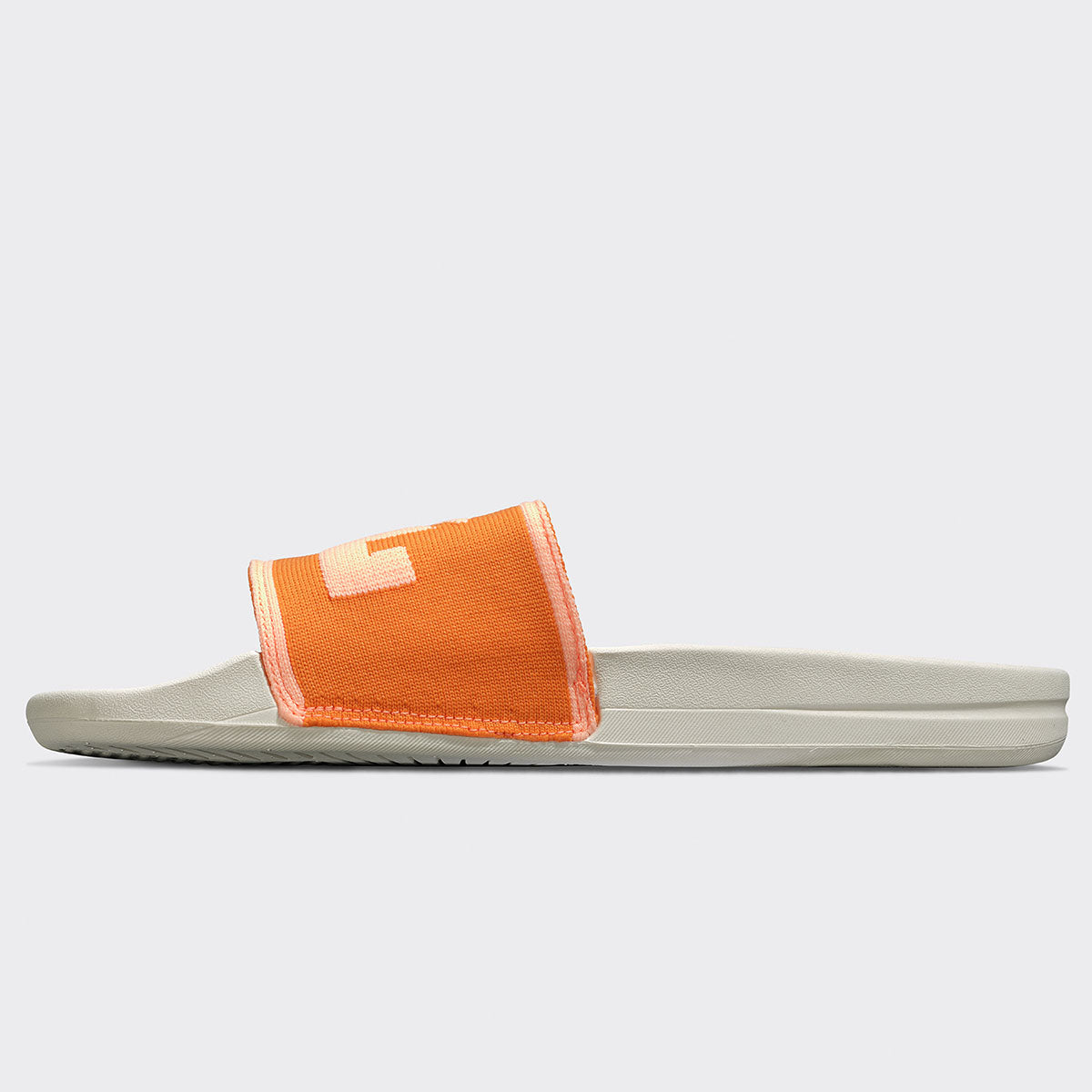 Women's | Big Logo TechLoom Slide | Ivory / Orange / Neon Peach