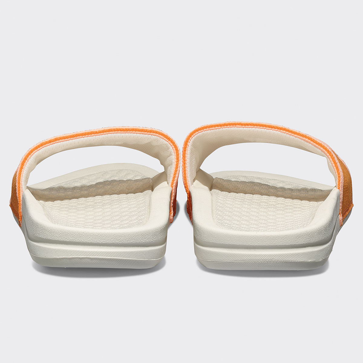 Women's | Big Logo TechLoom Slide | Ivory / Orange / Neon Peach