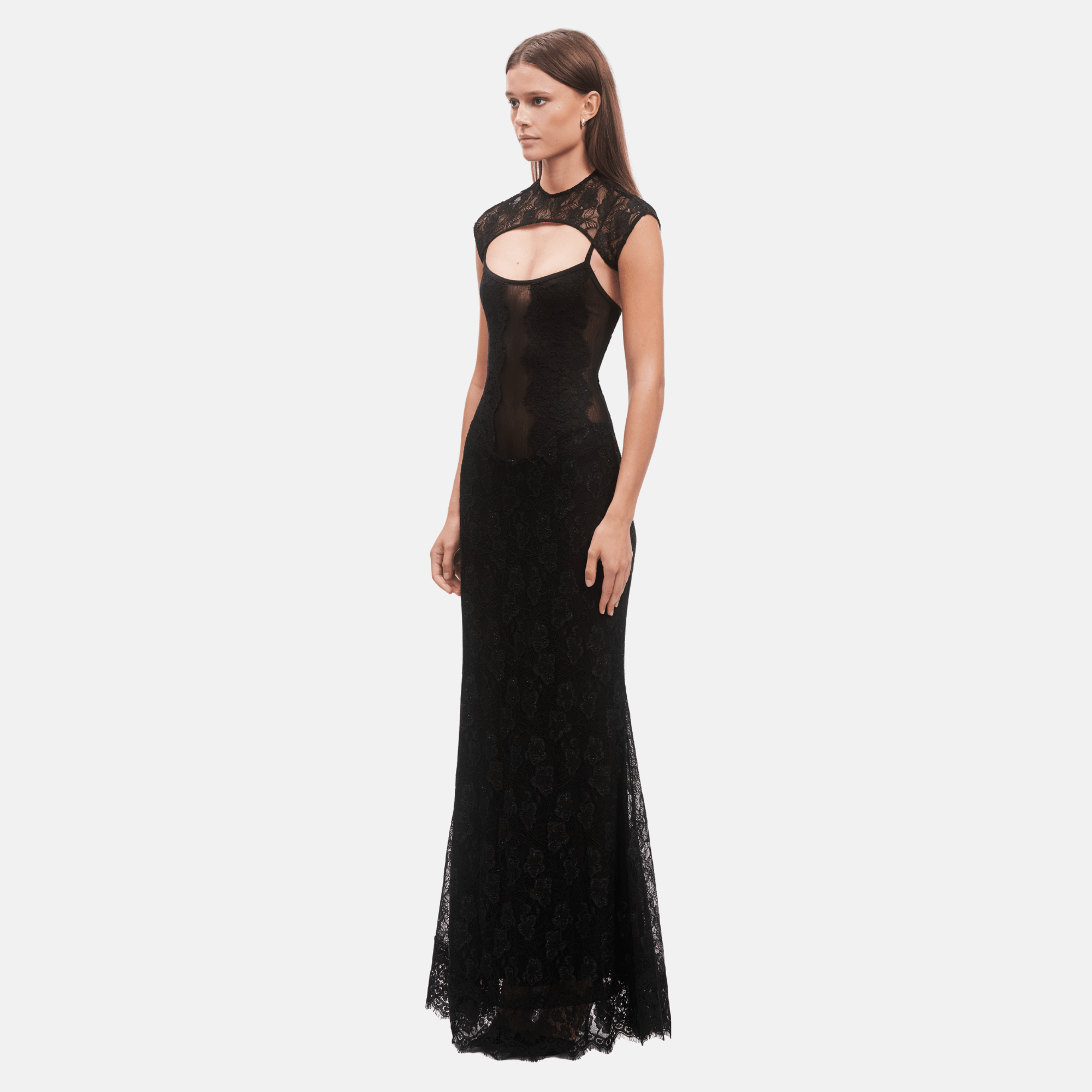 OW Collection BRISA Maxi Dress (2-piece) Dress 121 - Black
