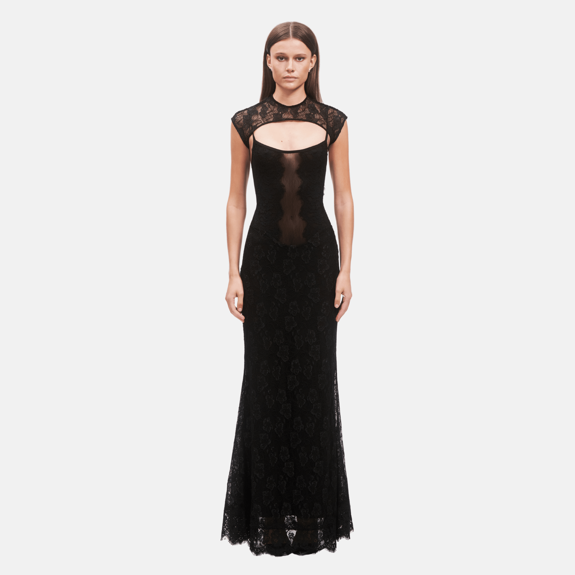 OW Collection BRISA Maxi Dress (2-piece) Dress 121 - Black