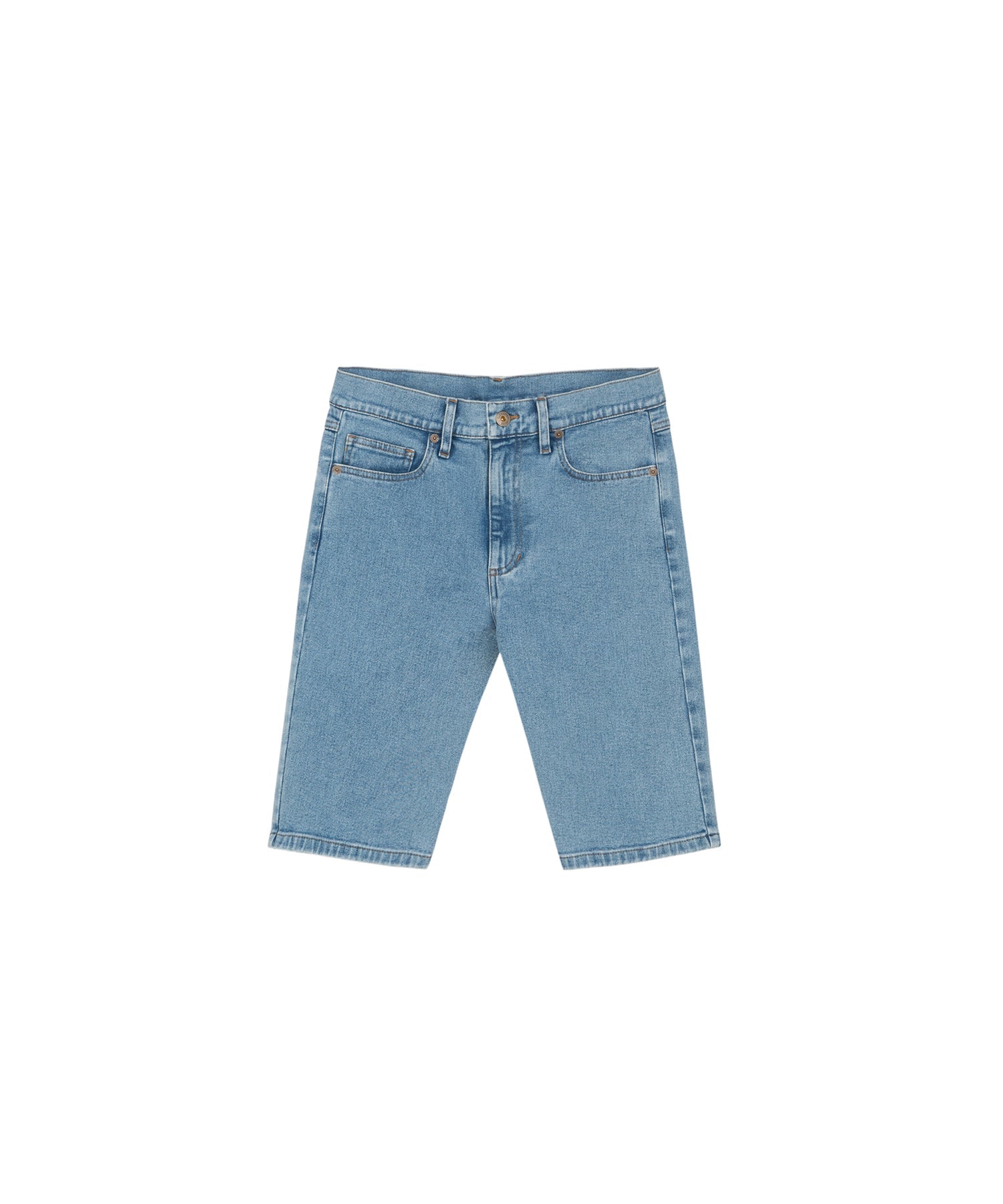 Kiki Denim Biker Shorts | Light Blue