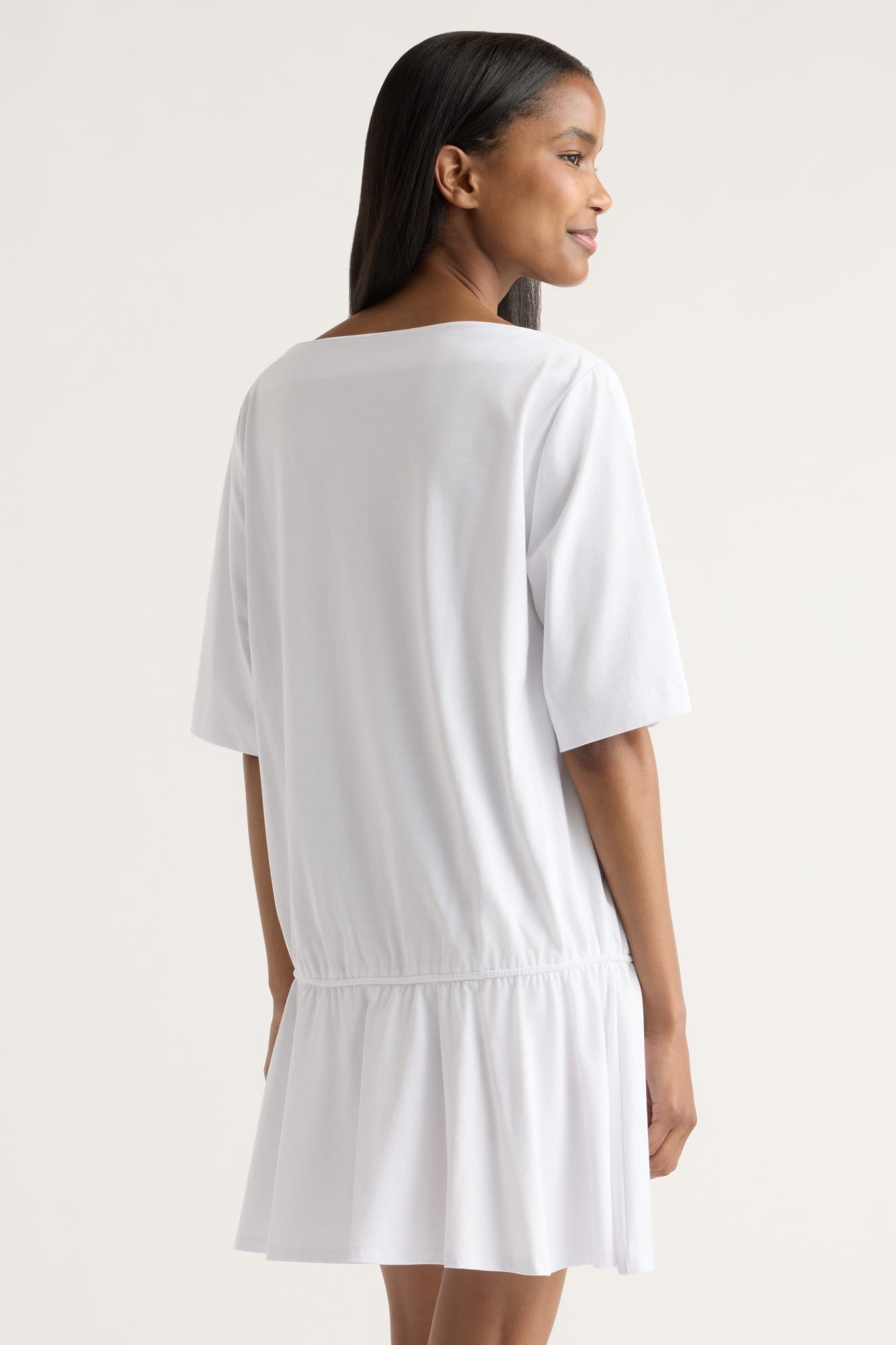 Isilda | Caro Cinchable T-Shirt Dress in Size Extra Small