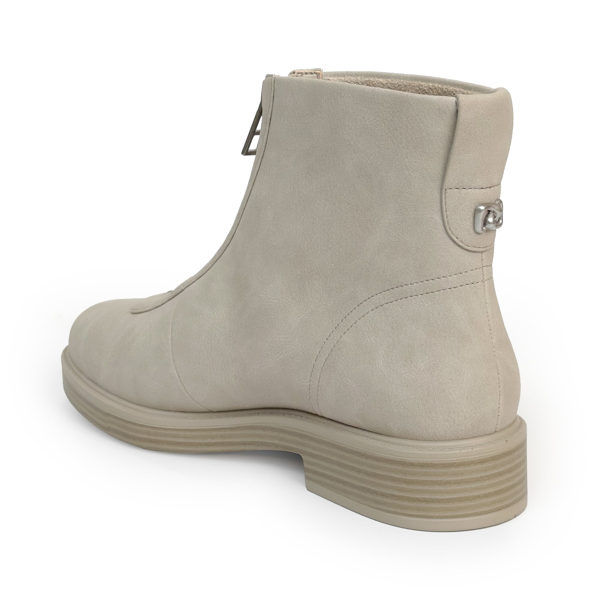 Poshia | Stone Faux Tumbled Nubuck