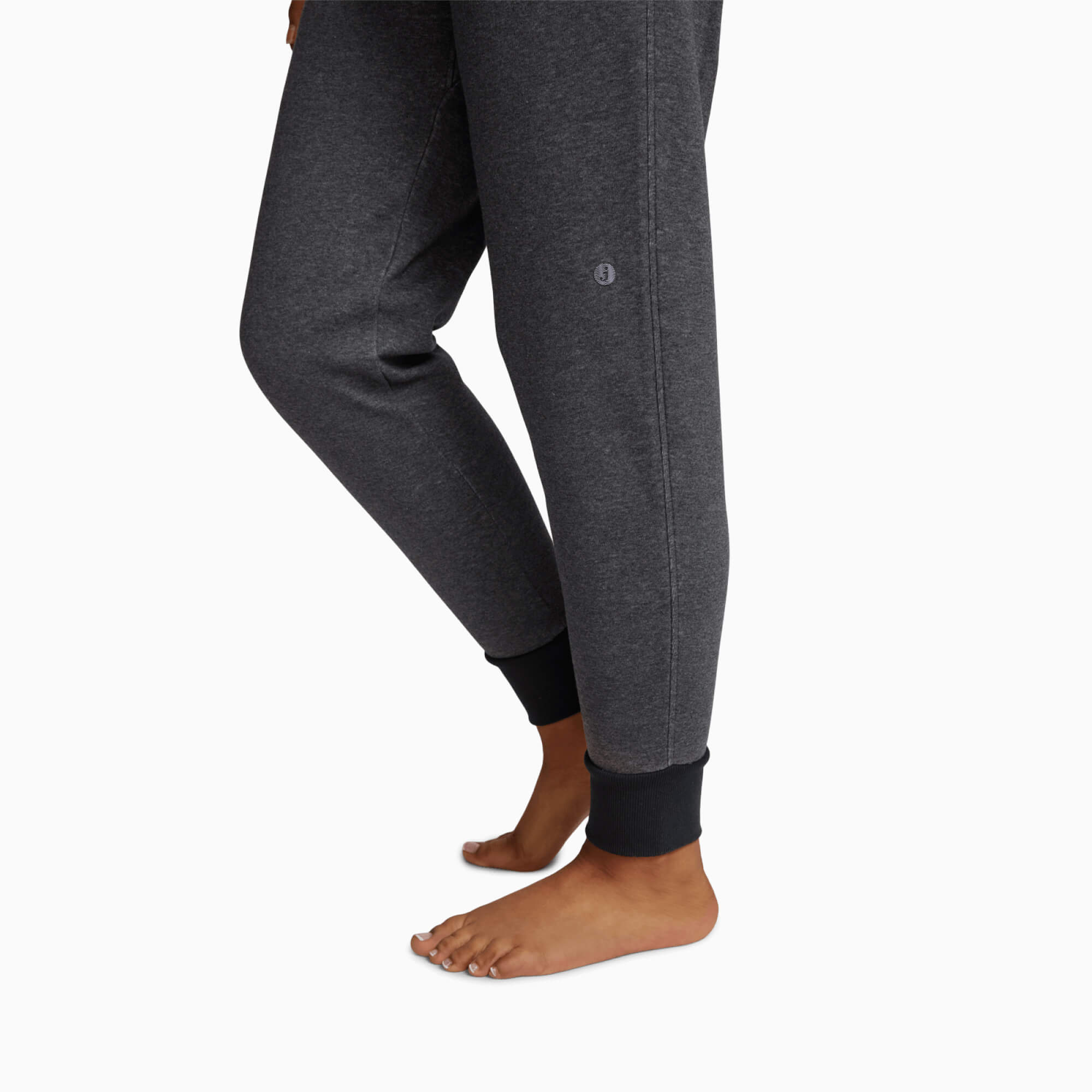 Heavyweight Recycled Fleece Joggers | Charcoal