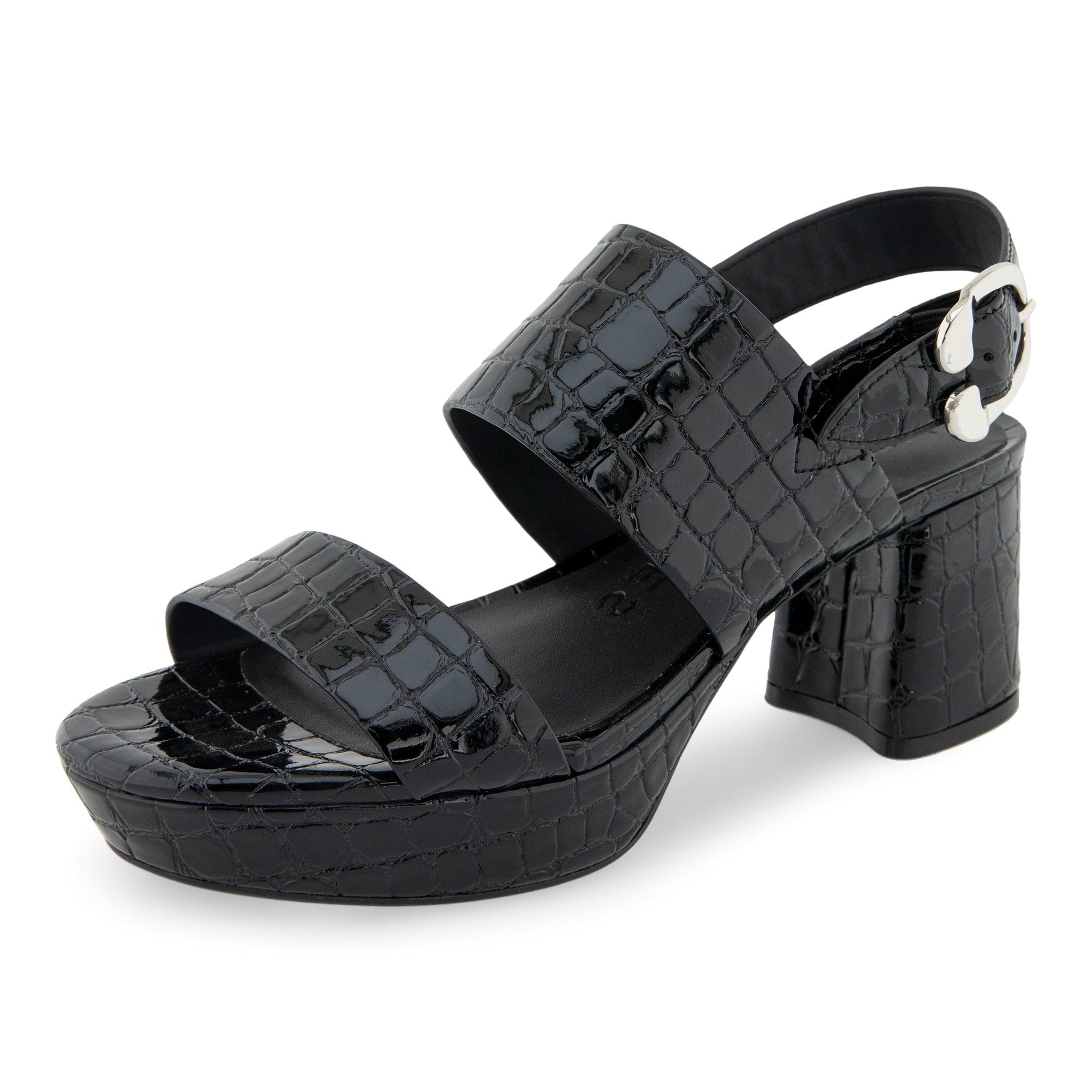 Camera | Black Croco Faux Leather