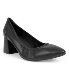 Elisea | Black Stretch Nappa Faux Leather