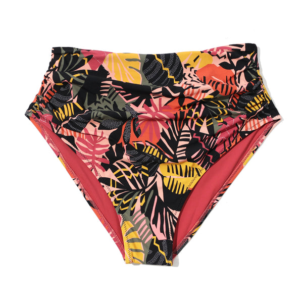 Swim High Rise Cheeky Bottom | Palm Springs (Beige)