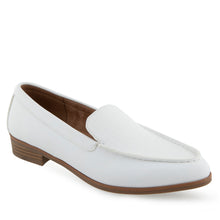 Edna | White Faux Leather