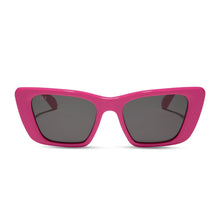 Womens | Aura Sunglasses | Bright Pink | Grey Polarized Lenses