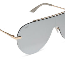 Womens | Imani Sunglasses | Gold | Silver Lenses