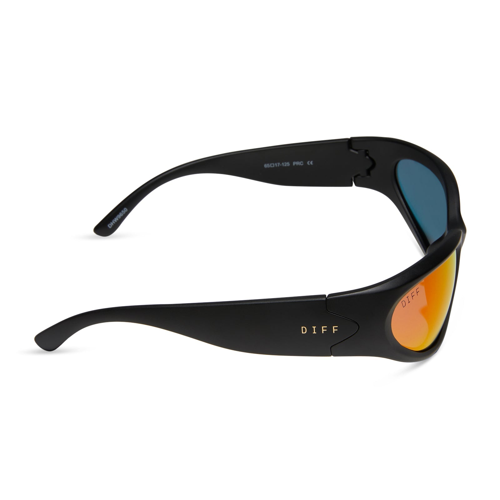 Unisex | Side Out Sunglasses | Matte Black | Sunset Polarized Lenses