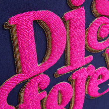 Disco Forever Beaded Art - details view