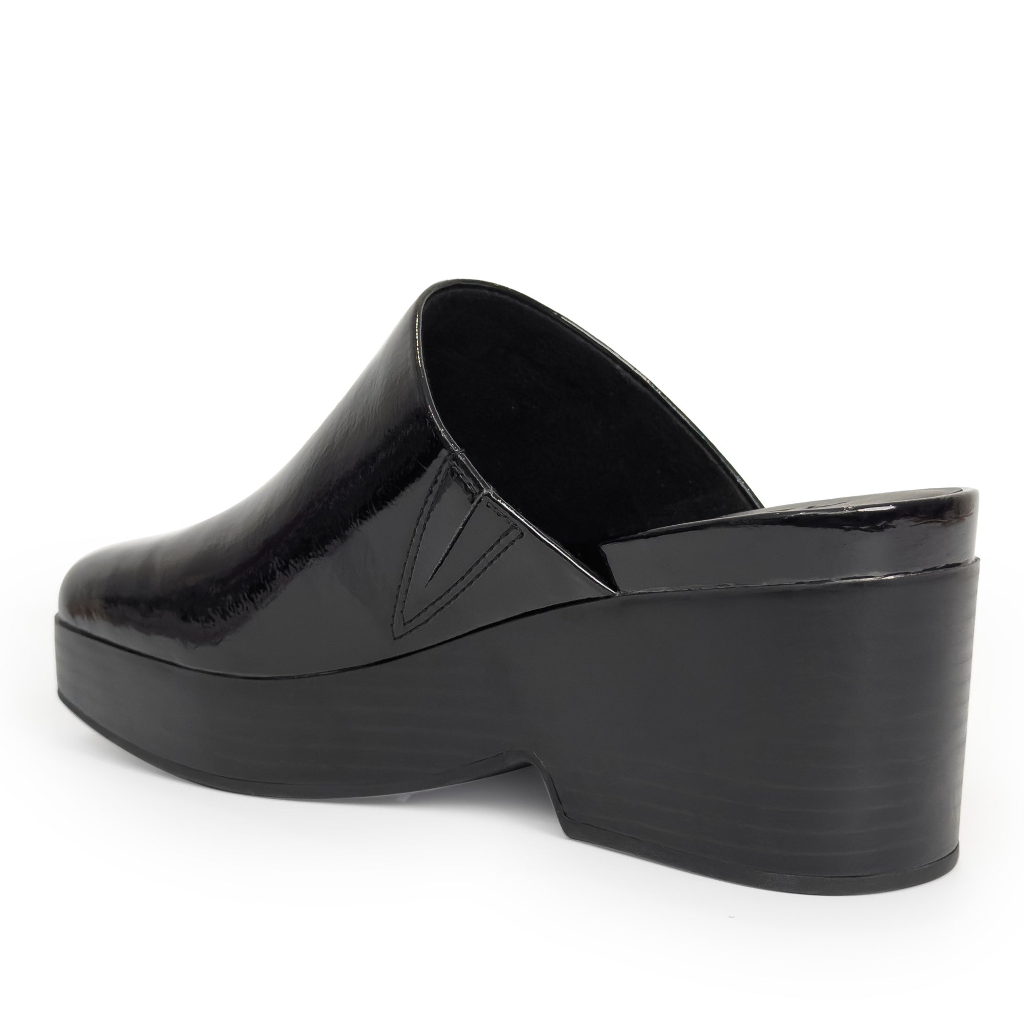 Chata | Black Patent Faux Leather