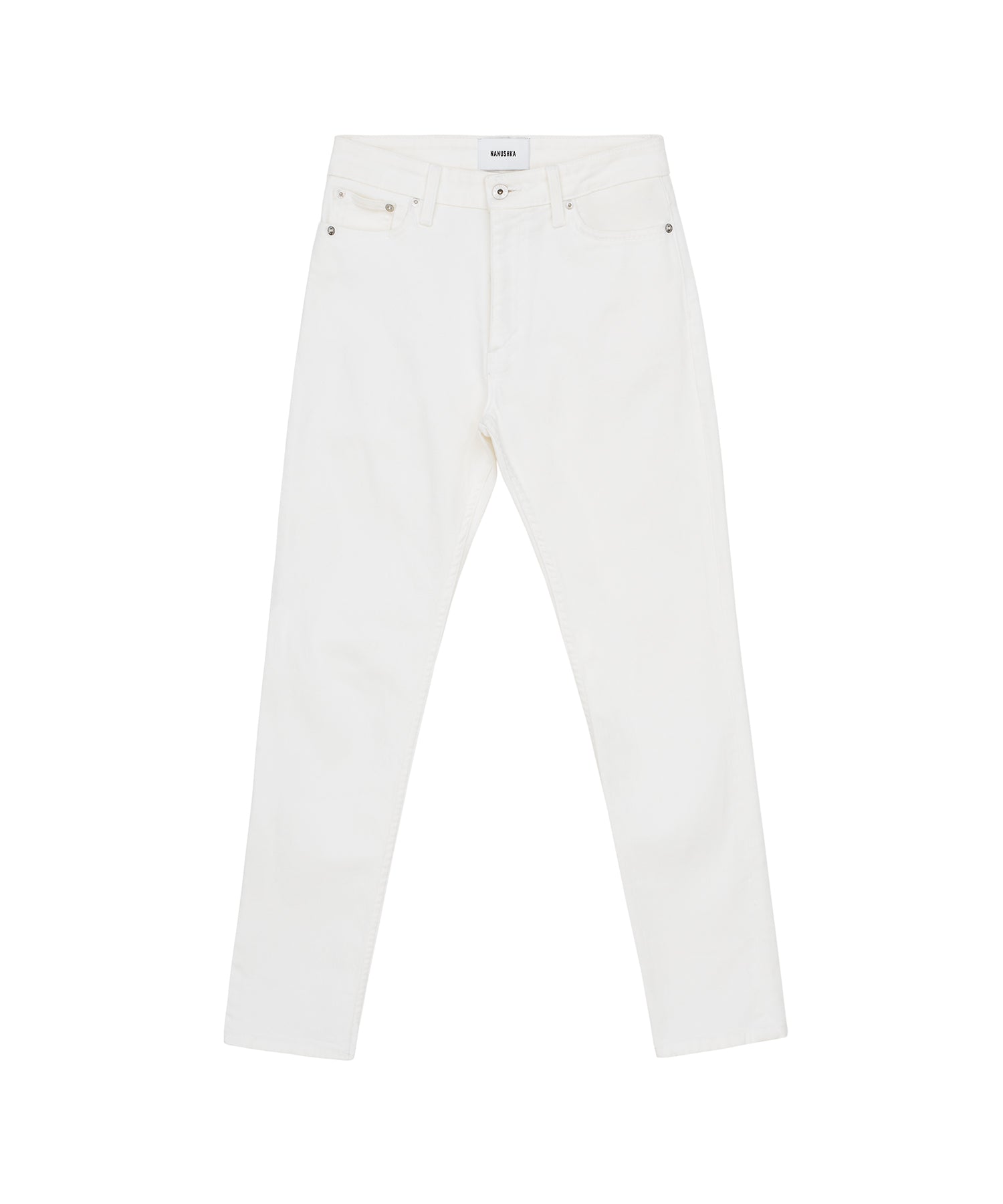 Ren Mid Rise Skinny Jeans | White