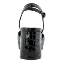 Soir | Black Croco Faux Leather