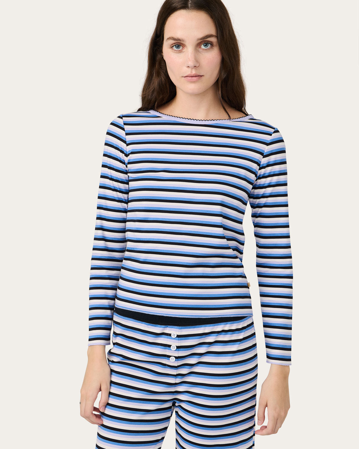 Womens | Ellie PJ Set | Winter Stripe